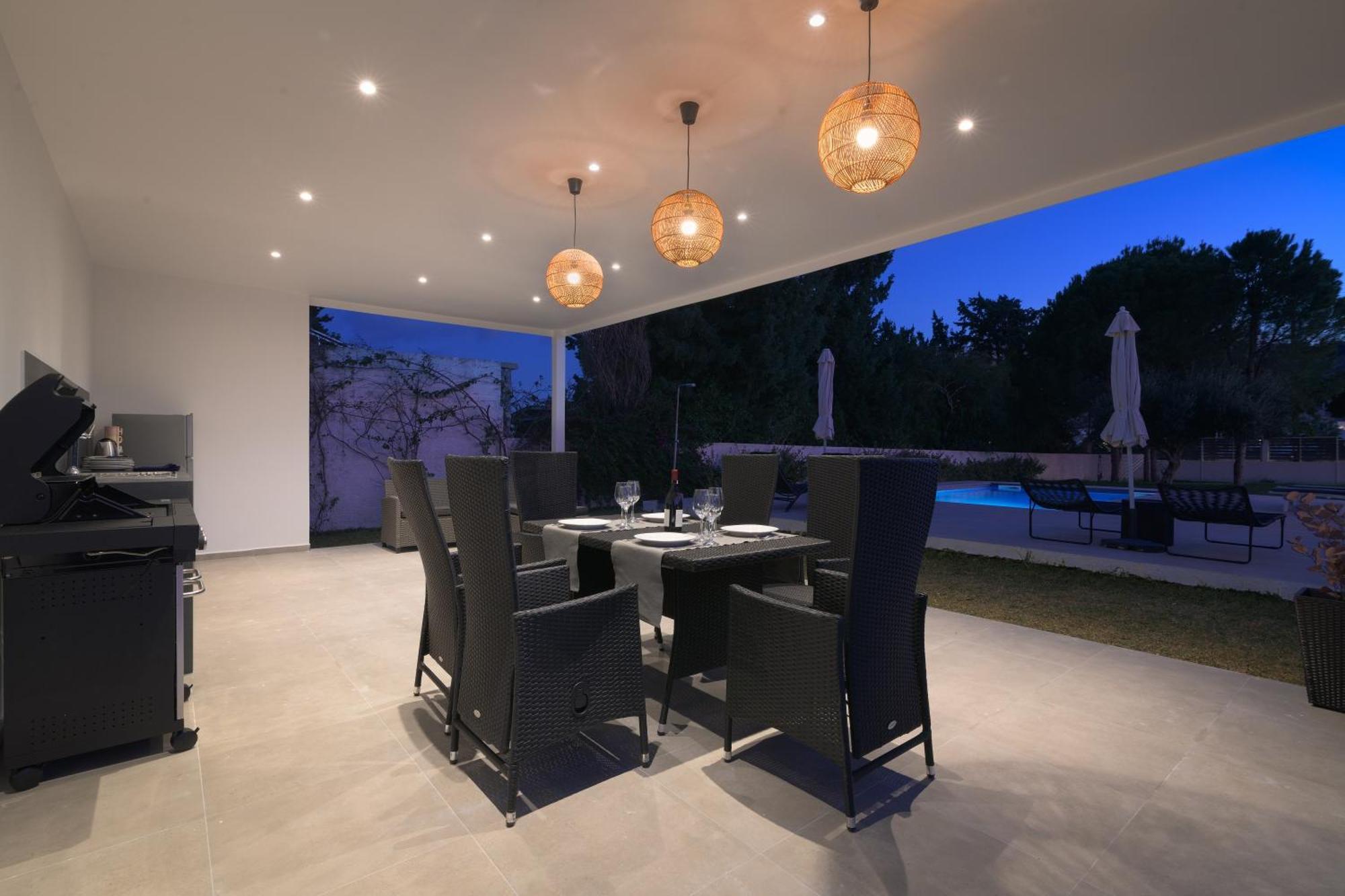 Casa Bianca Villa Kolymbia Bagian luar foto