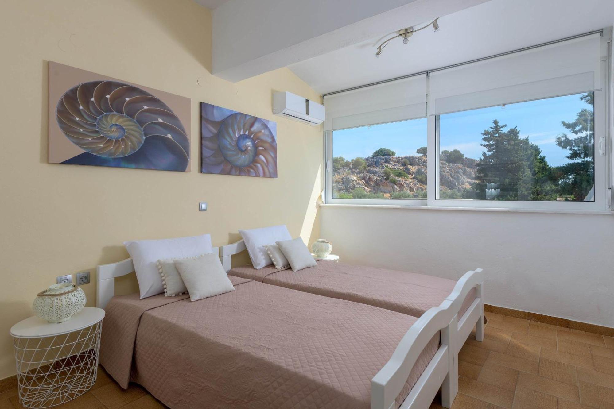 Casa Bianca Villa Kolymbia Bagian luar foto